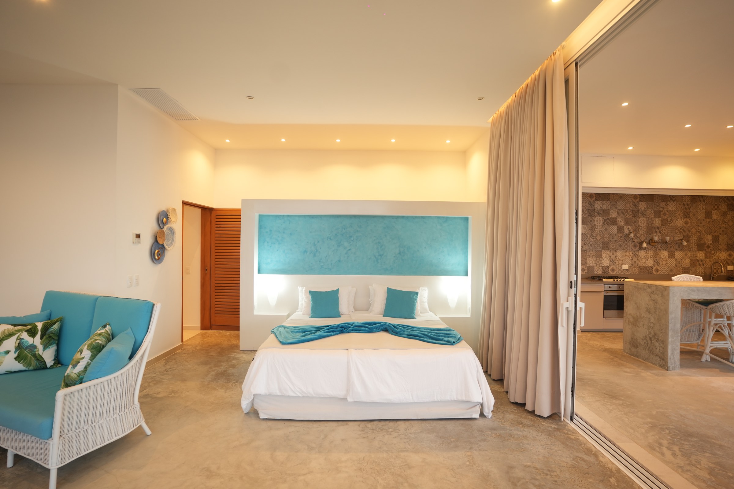 Habitación principal de la villa